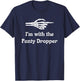 Fun Graphic- Im With The Panty Dropper T-Shirt - T-Shirt | Navy