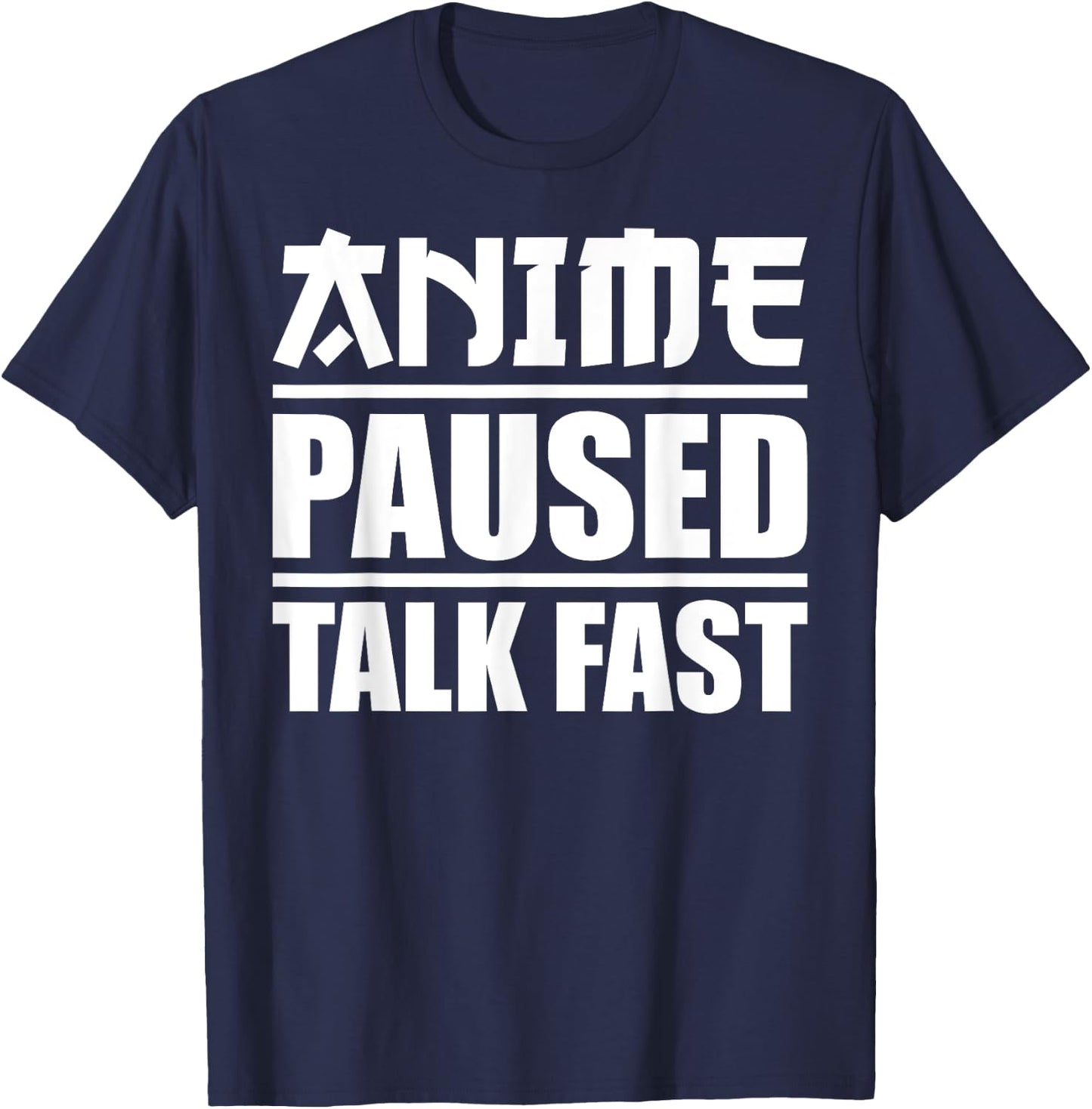 Anime Art Women Teen Girls Anime Merch Anime Lovers T-Shirt - T-Shirt | Navy