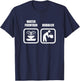 Funny Wisconsin Humor - Water Fountain Vs Bubbler T-Shirt - T-Shirt | Navy