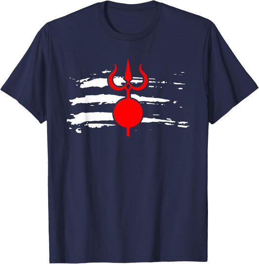 Shiva Hinduism Meditation Hindu India Religion Buddhism T-Shirt - T-Shirt | Navy