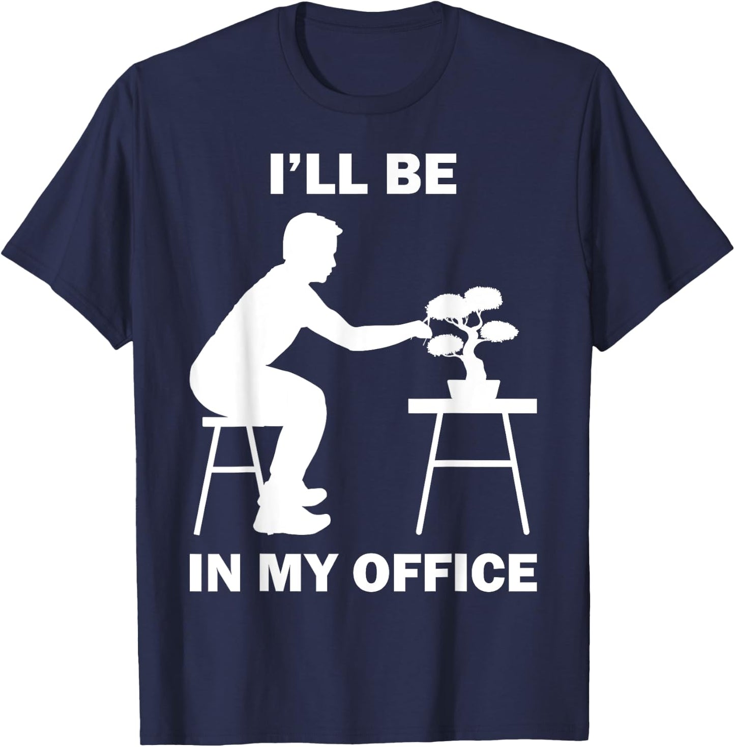 Funny Bonsai Tree Design Women Japanese Gardening T-Shirt - T-Shirt | Navy