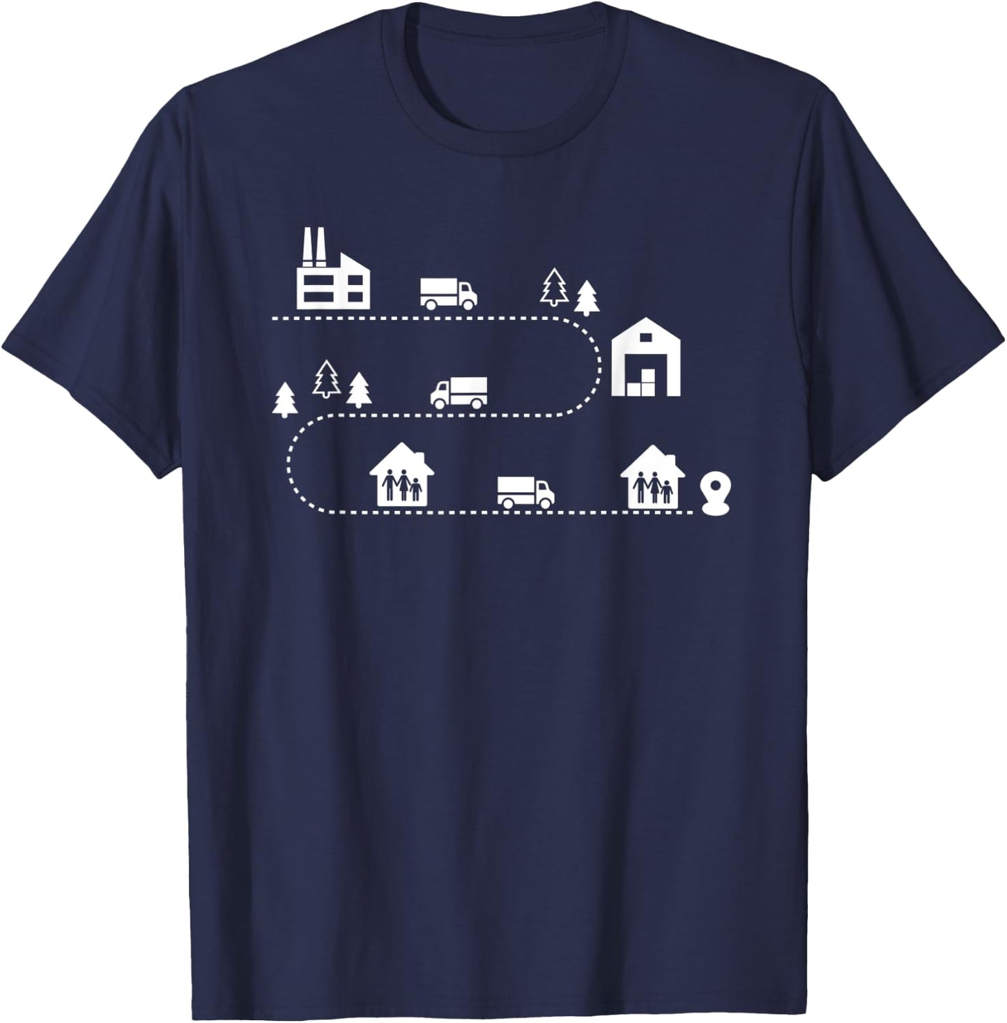 Logistics T-Shirt - T-Shirt | Navy