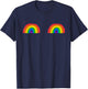 Rainbow Boobs Pride T-Shirt - T-Shirt | Navy
