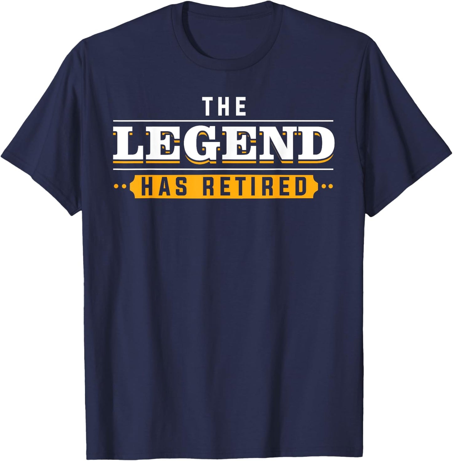 Funny Retirement Art Women Retired Legend Retiree T-Shirt - T-Shirt | Navy