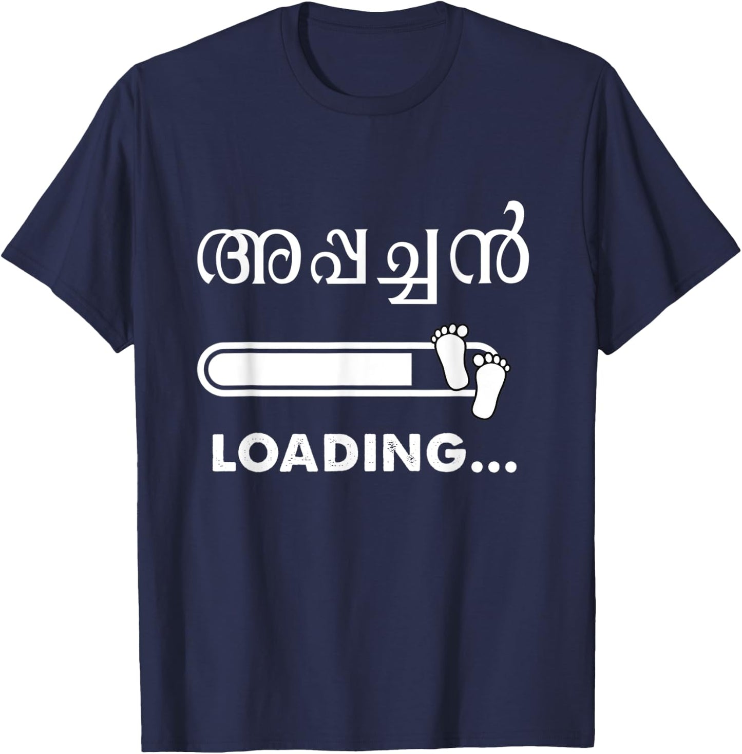 Keralite Malayali appachan to be Malayalam T-Shirt - T-Shirt | Navy