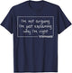 STEPHANIE Quote Personalized Name Funny Birthday Gift T-Shirt - T-Shirt | Navy