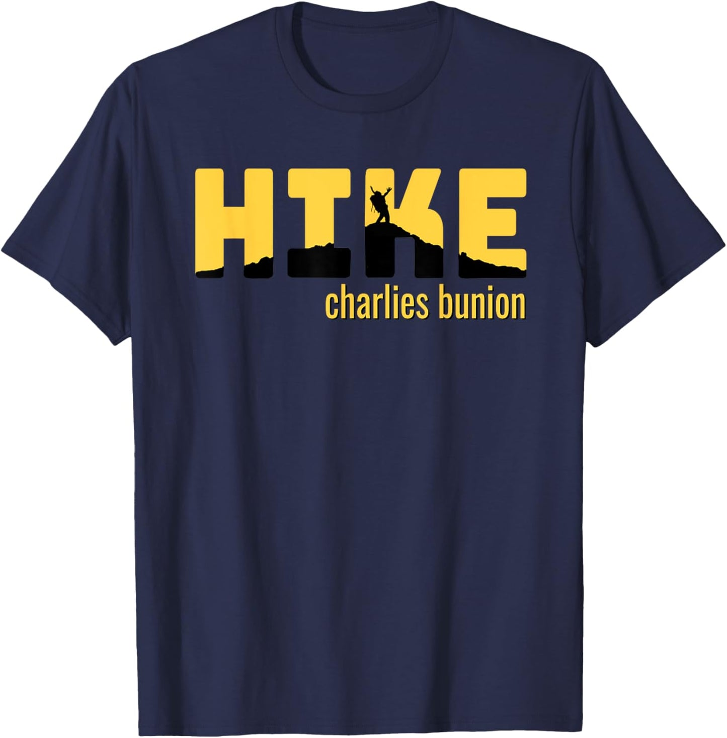 HIKE CHARLIES BUNION Classic Hiking T-Shirt - T-Shirt | Navy