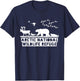 Arctic National Wildlife Refuge Shirt - No Drilling in ANWR T-Shirt - T-Shirt | Navy