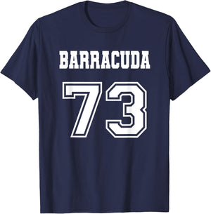 Jersey Style Barracuda 73 1973 Old School Muscle Car Fishing T-Shirt - T-Shirt | Navy