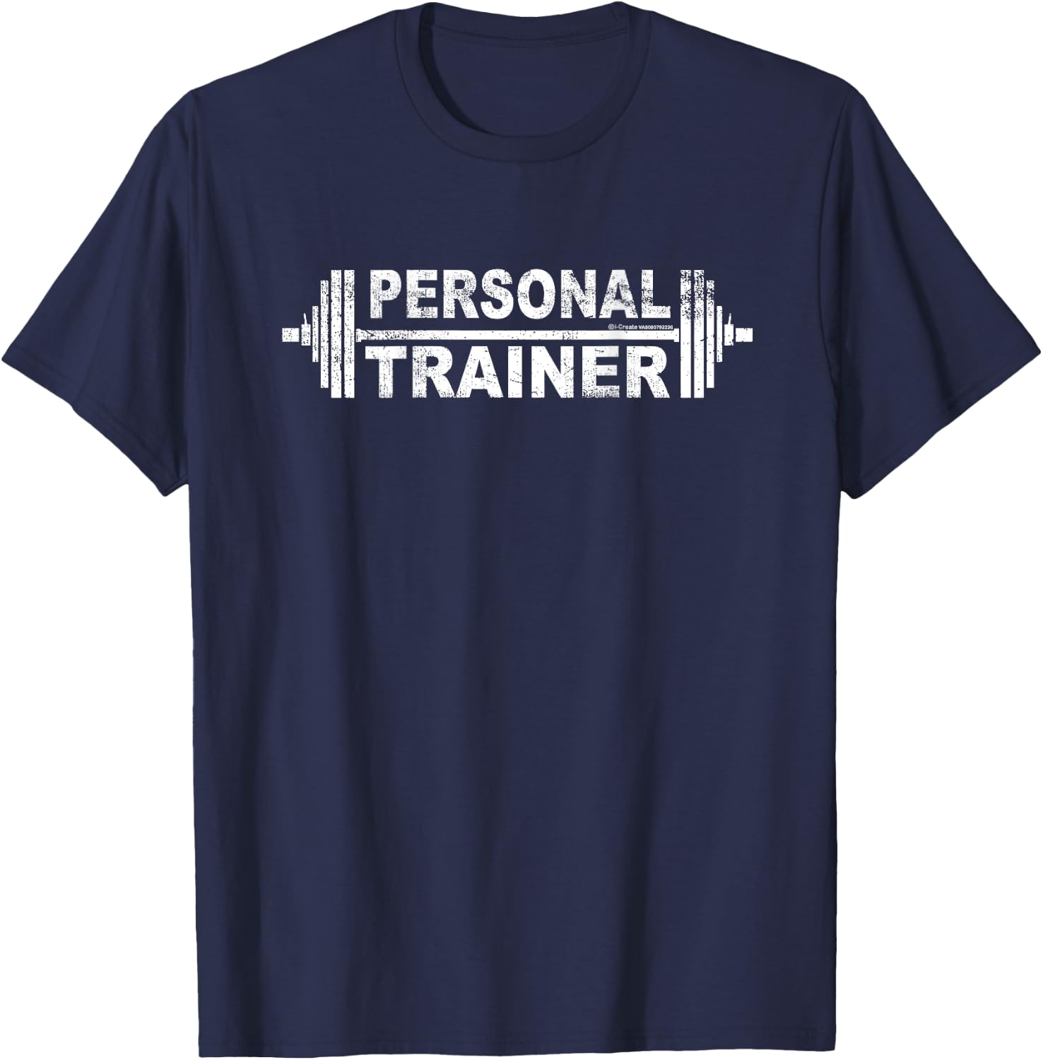 Personal Trainer Shirt - Exercise Fitness Training T-Shirt - T-Shirt | Navy