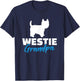 Westie Grandpa T-Shirt - T-Shirt | Navy