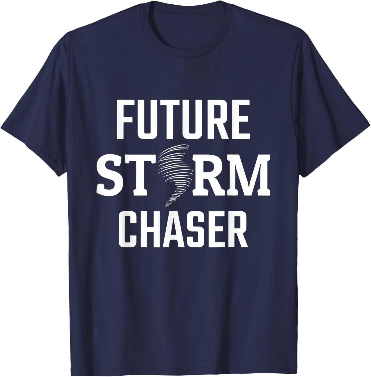 Storm Chasing Future Storm Chaser Kids Tornado Chaser T-Shirt - T-Shirt | Navy