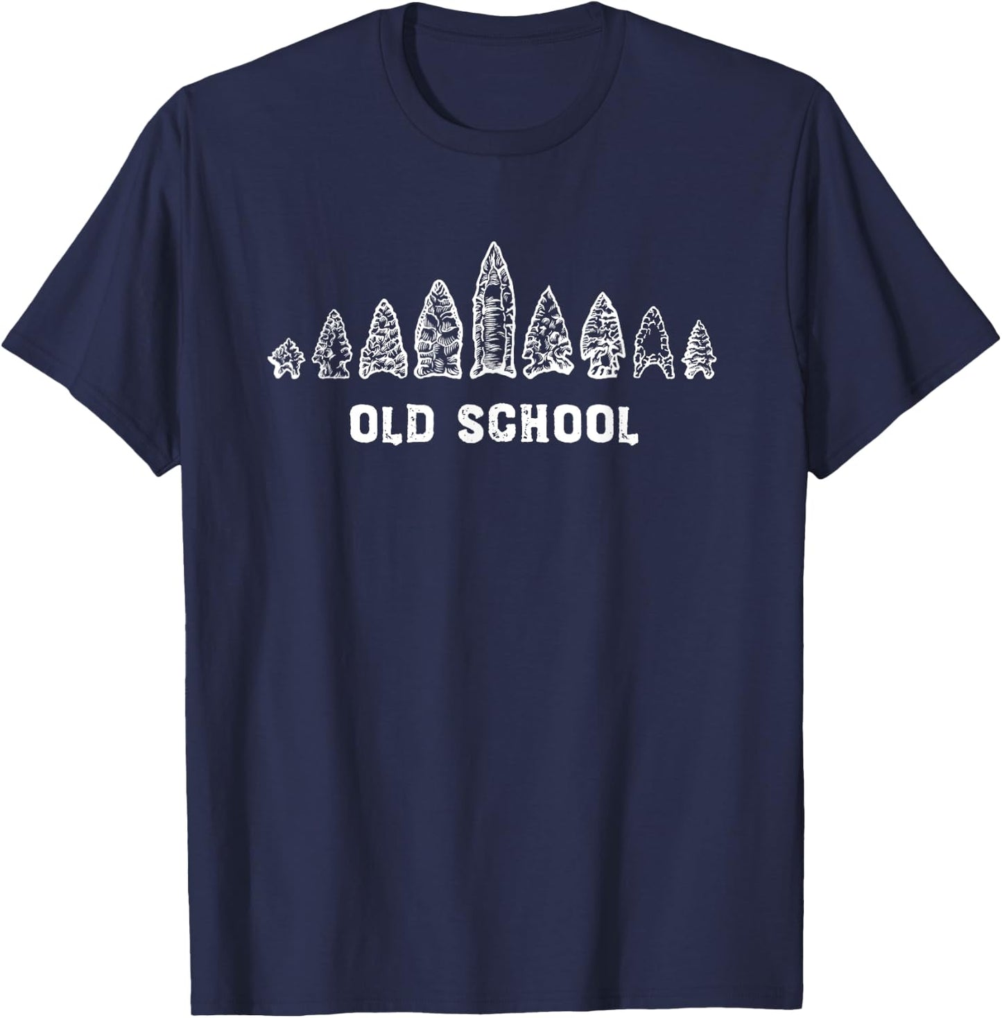 Funny Archery Hunting Old School Arrow Heads T-Shirt - T-Shirt | Navy
