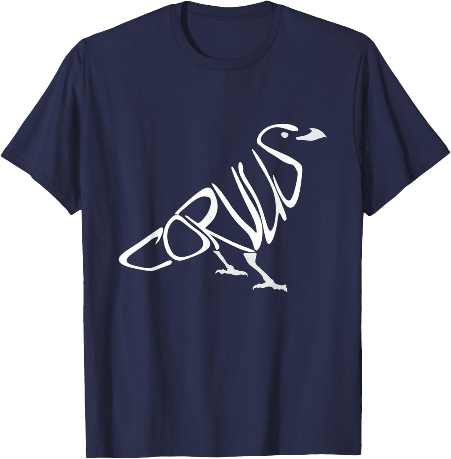 Corvus, Crow, Raven, Jackdaw, Rook, , Men's, Women's T-Shirt - T-Shirt | Navy