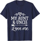 My Aunt and Uncle Love Me Niece T-Shirt - T-Shirt | Navy