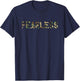 Fearless Camo I Motivation Gym Camo Lover T-Shirt - T-Shirt | Navy
