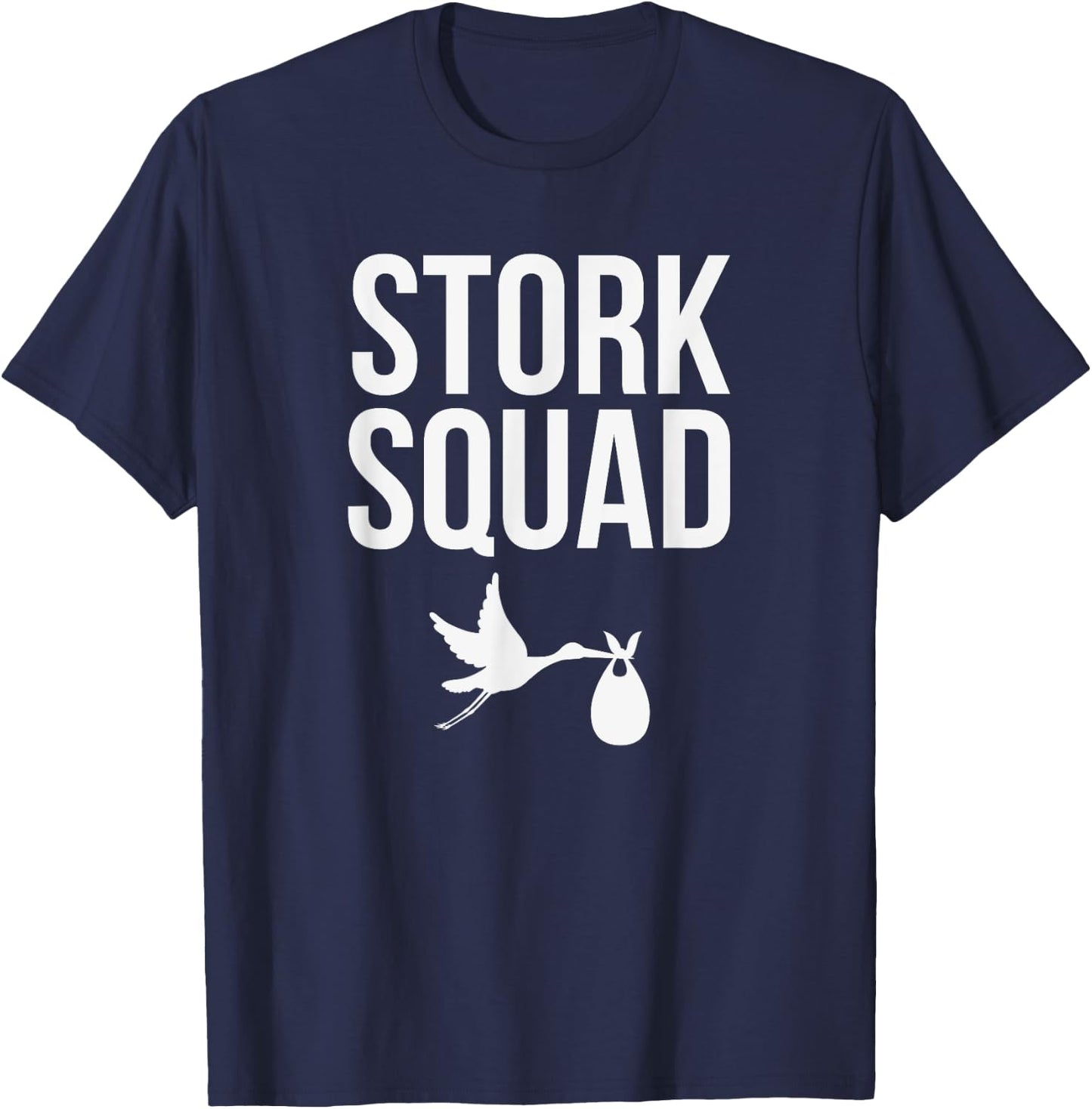 Stork Squad, Matching Labor and Delivery Team T-Shirt - T-Shirt | Navy