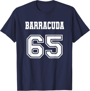 Jersey Style Barracuda 65 1965 Old School Muscle Car Fishing T-Shirt - T-Shirt | Navy