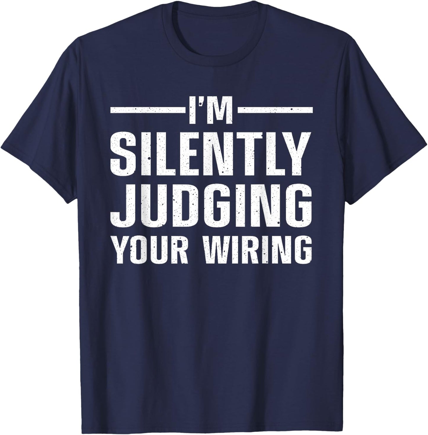 Cool Electrician Art Men Women Electric Engineer Lineman T-Shirt - T-Shirt | Navy