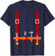 Men's Plumber Costume Halloween Fancy Dress Up T-Shirt - T-Shirt | Navy