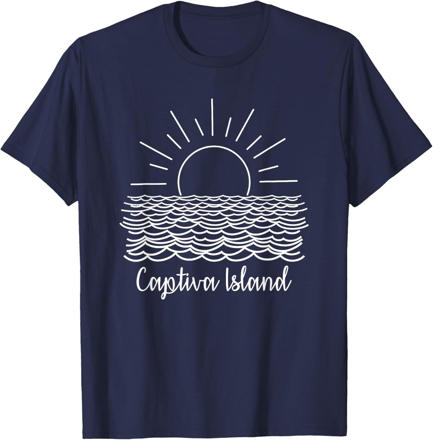 Captiva Island Souvenir or Group Vacation Gift T-Shirt - T-Shirt | Navy