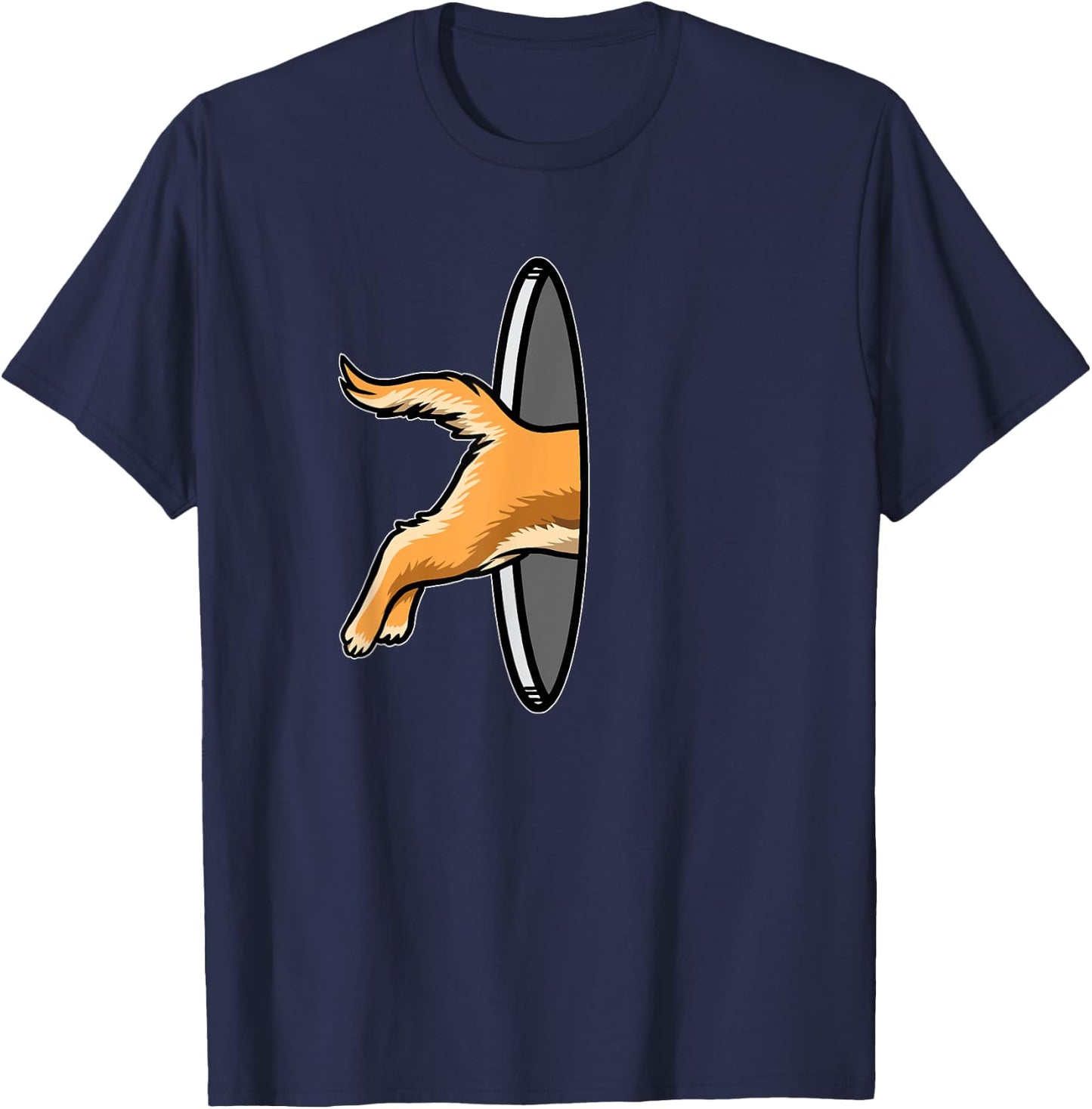 Matching Couple Cat Lover Funny Portal Animal & Her T-Shirt - T-Shirt | Navy