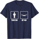 Swimmer Your Son My Son Swimming Watersports Swim T-Shirt - T-Shirt | Navy