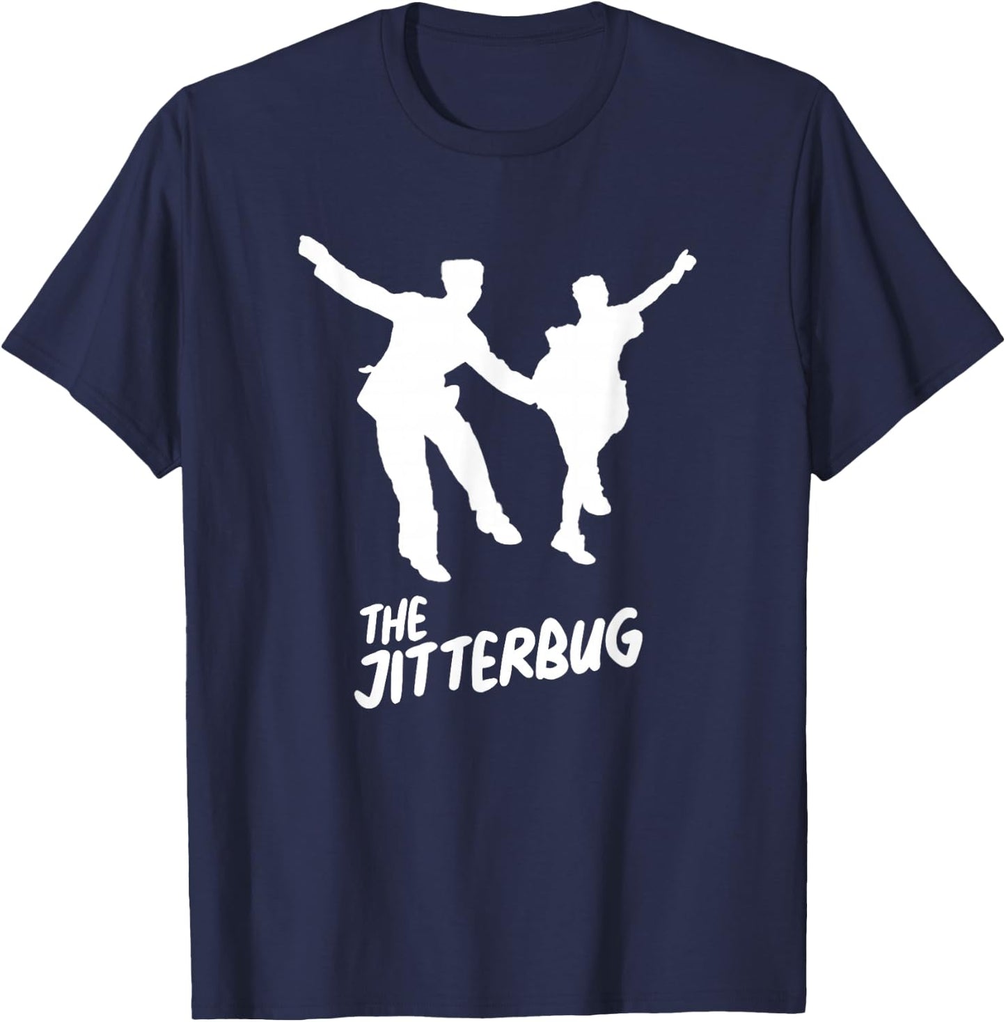 1930s DANCE Craze | THE JITTERBUG Dance Move T-Shirt - T-Shirt | Navy