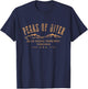 The Peaks of Otter Blue Ridge Parkway VA Distressed Design T-Shirt - T-Shirt | Navy