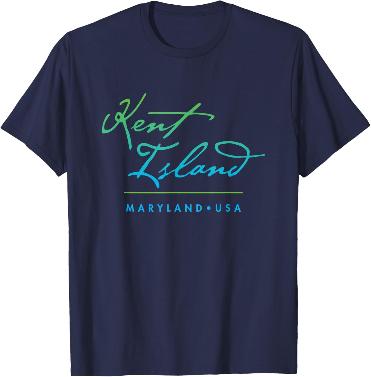 Kent Island Maryland T-Shirt - T-Shirt | Navy