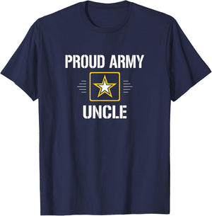Proud Army Uncle T-Shirt - T-Shirt | Navy