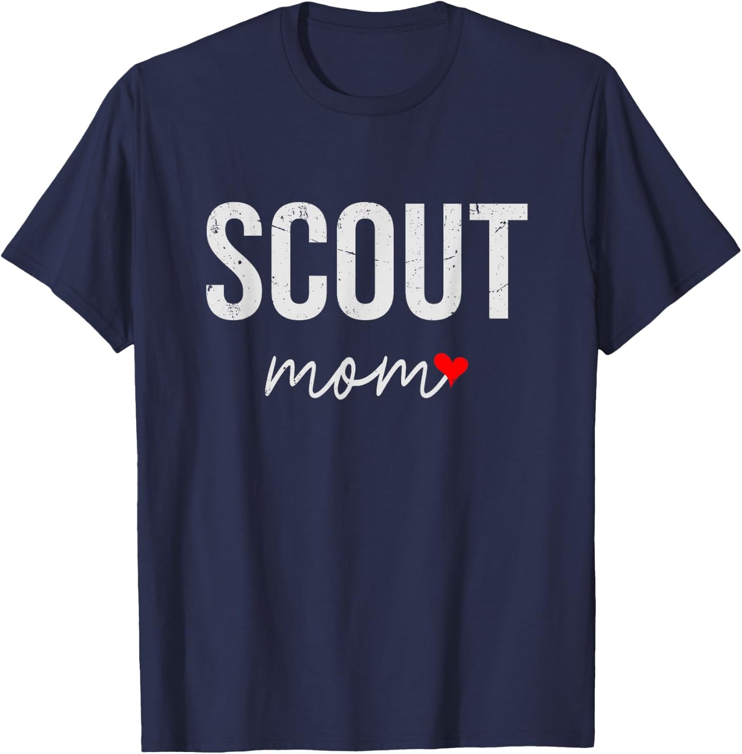 Scout Mom Gift - Funny Scout Mom T-Shirt - T-Shirt | Navy