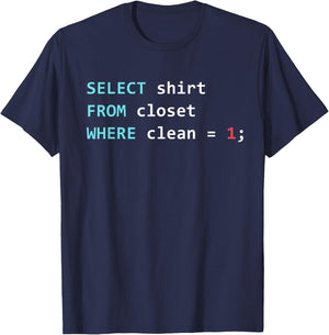 SQL Query SQL Database SELECT T-Shirt - T-Shirt | Navy