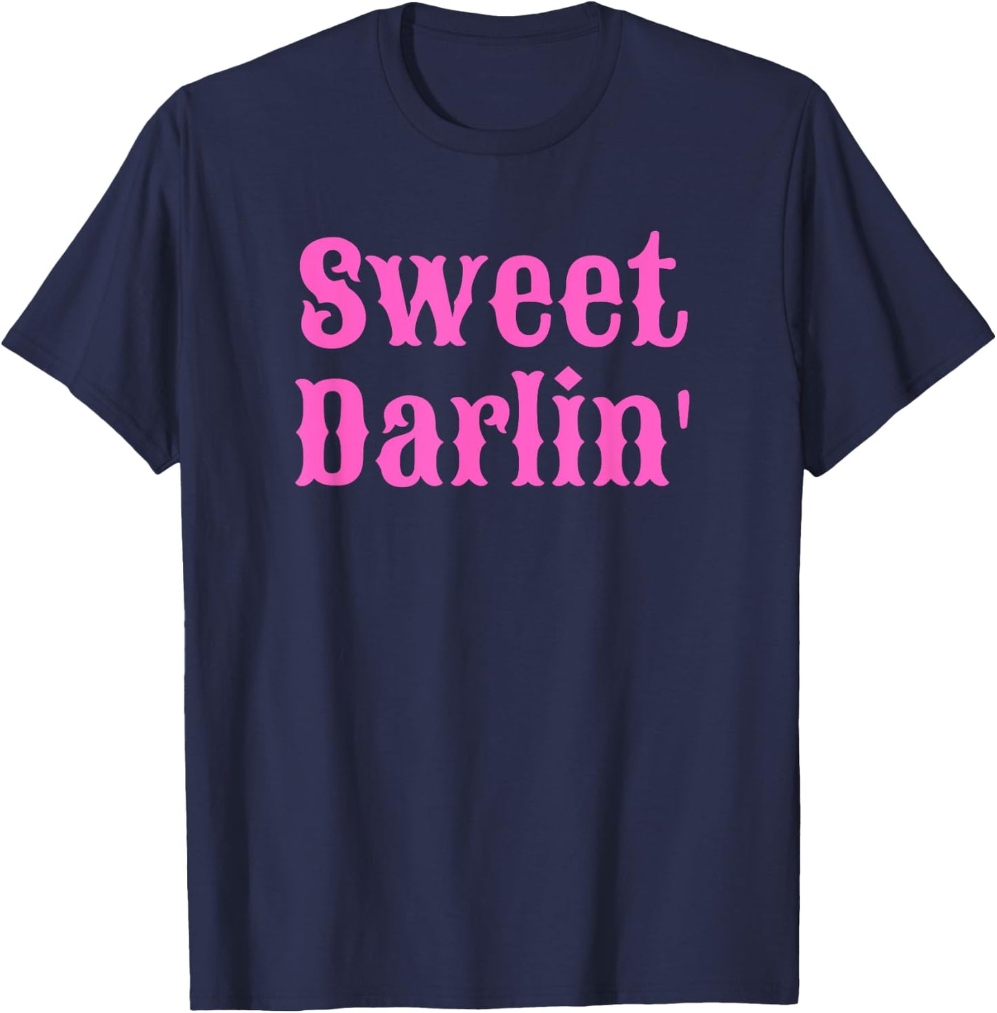 Sweet Darlin', Country Western Theme Cowgirl T-Shirt - T-Shirt | Navy