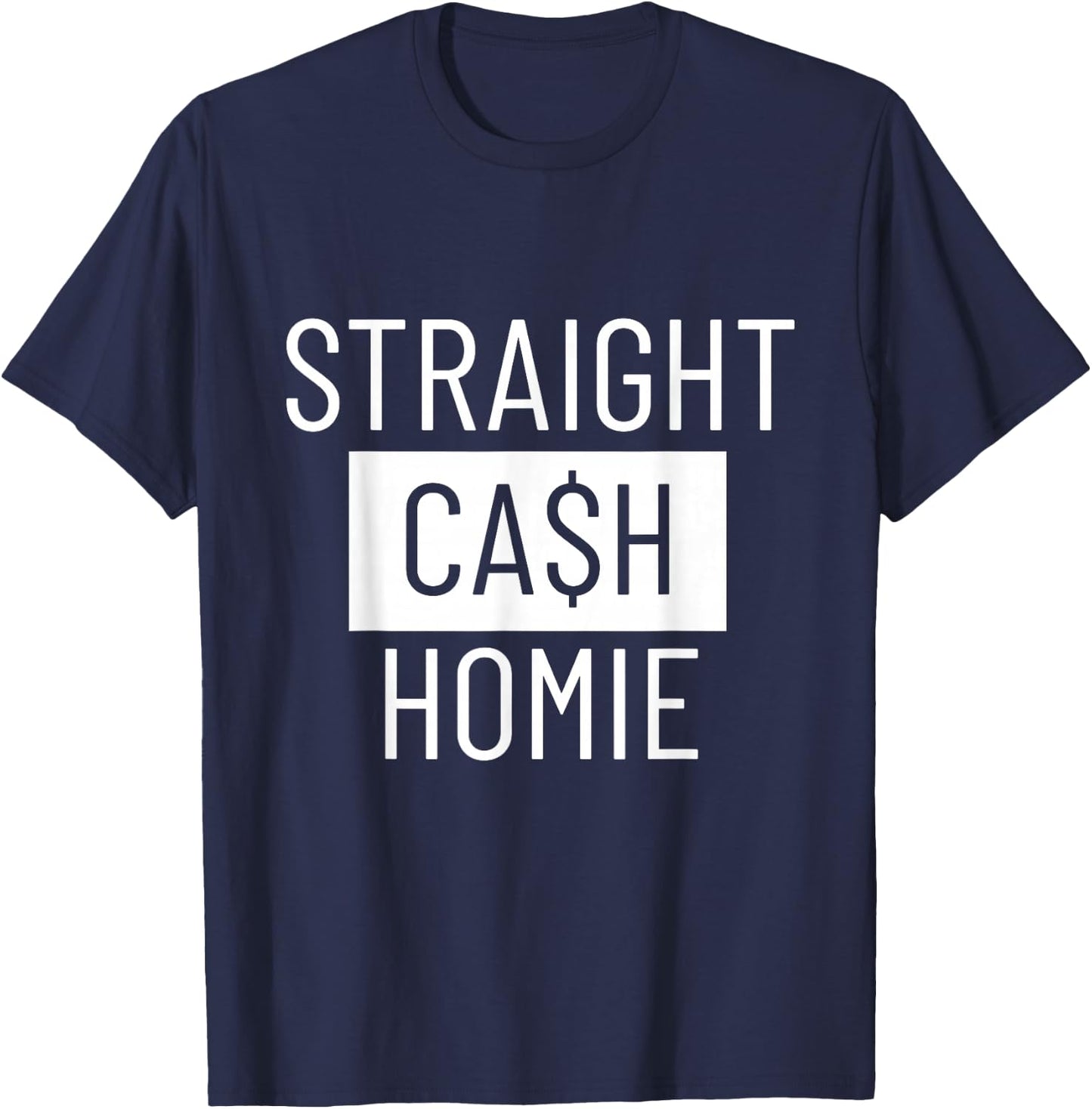 Straight Cash Homie Football Shirt T-Shirt - T-Shirt | Navy