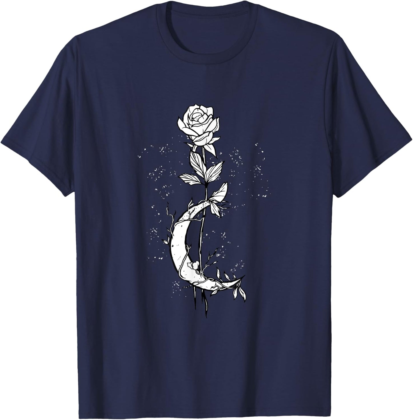 Moon Rose T-Shirt - T-Shirt | Navy
