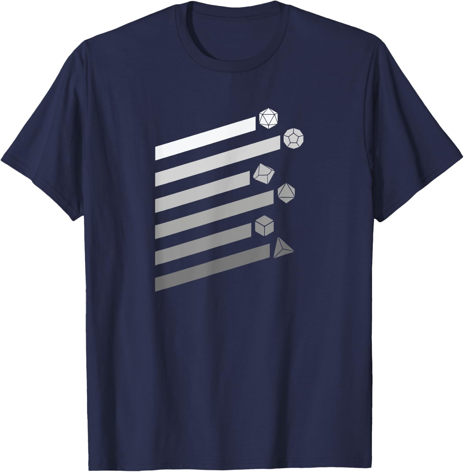 Dungeon Game vintage D20 Dice shirt T-Shirt - T-Shirt | Navy
