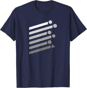 Dungeon Game vintage D20 Dice shirt T-Shirt - T-Shirt | Navy