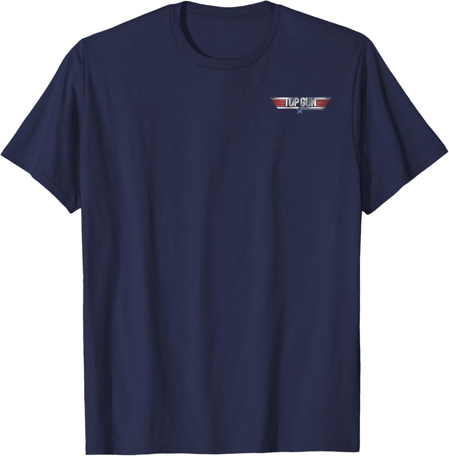 Top Gun Tom Kazansky Iceman Front Back T-Shirt - T-Shirt | Navy