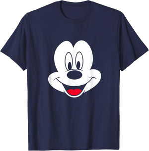 Disney Mickey Mouse Big Face T-Shirt - T-Shirt | Navy