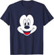 Disney Mickey Mouse Big Face T-Shirt - T-Shirt | Navy
