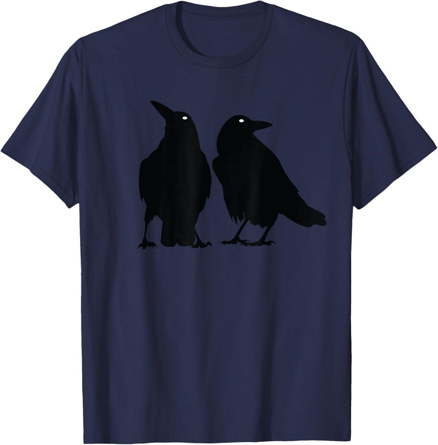 Murder Of Crows Funny and Sarcastic Bird Raven & Crow Lover T-Shirt - T-Shirt | Navy