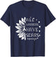All Warriors have Scars Cancer Survivor Fighter Empowering T-Shirt - T-Shirt | Navy