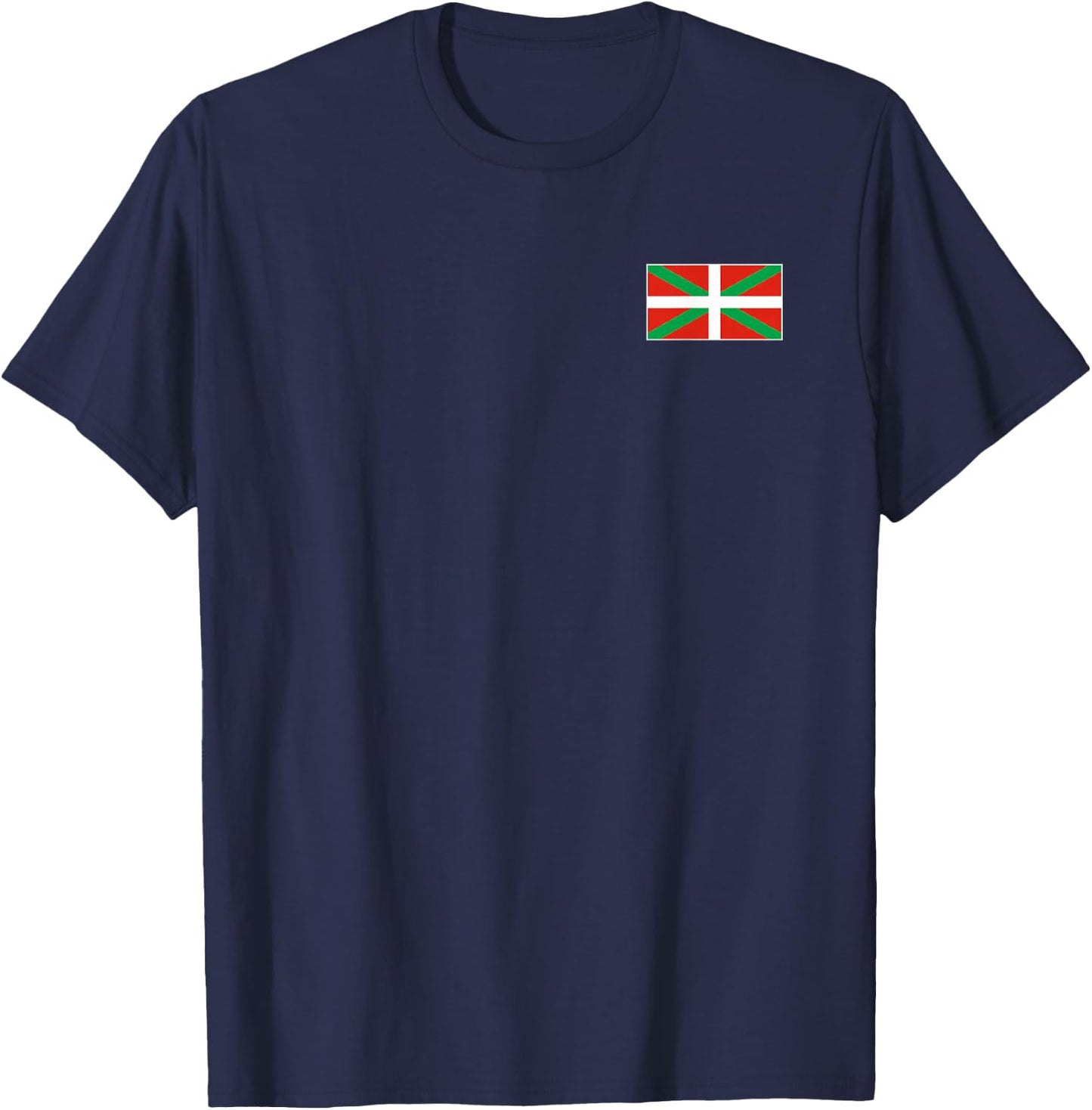 Basque Country Flag Ikurrina Spain T-Shirt - T-Shirt | Navy