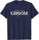 Star Wars Yoda Best Groom Lightsaber Wedding Honeymoon Gift T-Shirt - T-Shirt | Navy