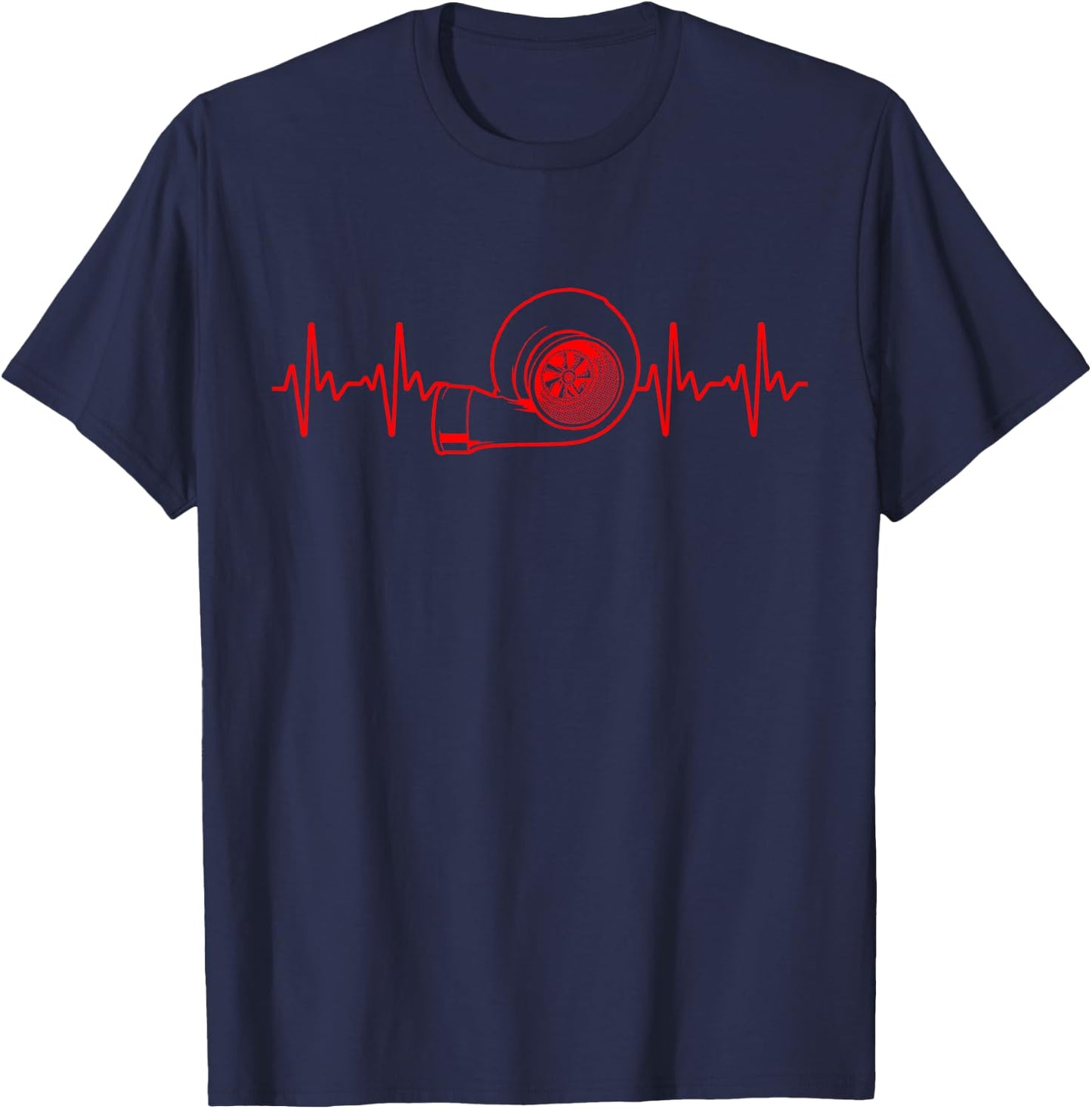 Funny Turbo Boost Race Car Gift Men Women Cool Turbo Racing T-Shirt - T-Shirt | Navy