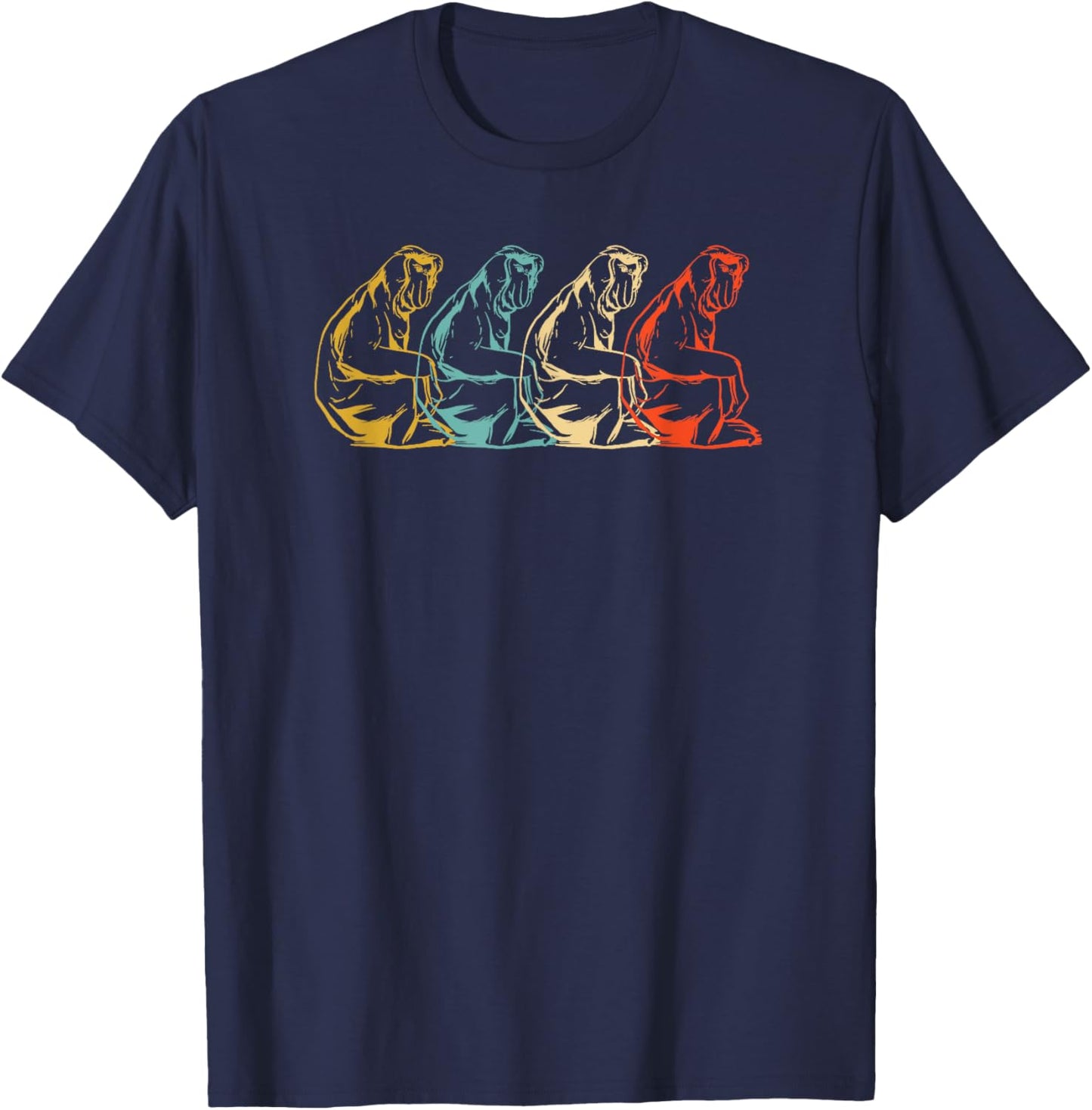 Proboscis Monkey Gifts T-Shirt - T-Shirt | Navy