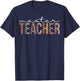 Master Teacher Leopard Appreciation Funny For Work T-Shirt - T-Shirt | Navy