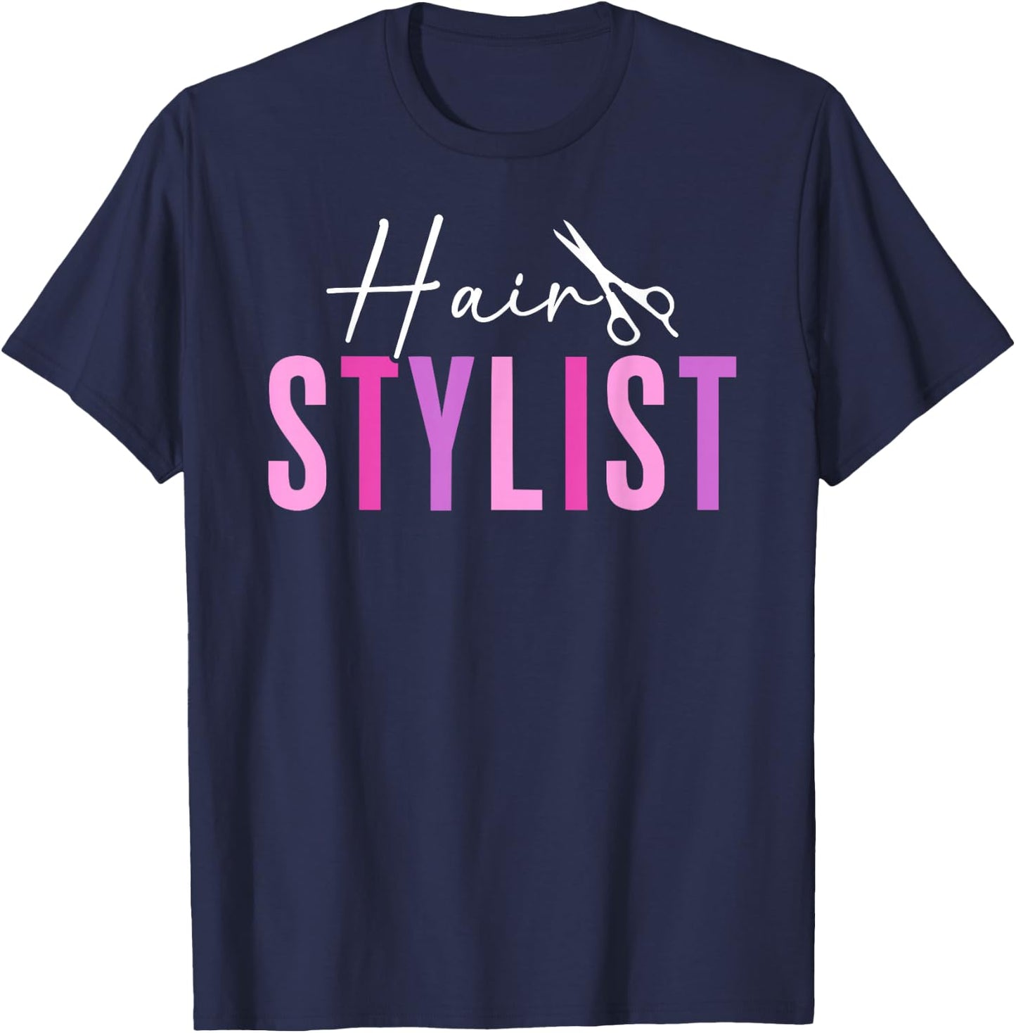 Hair Stylist Boho Hair Dresser Hairstylist Hairdresser T-Shirt - T-Shirt | Navy