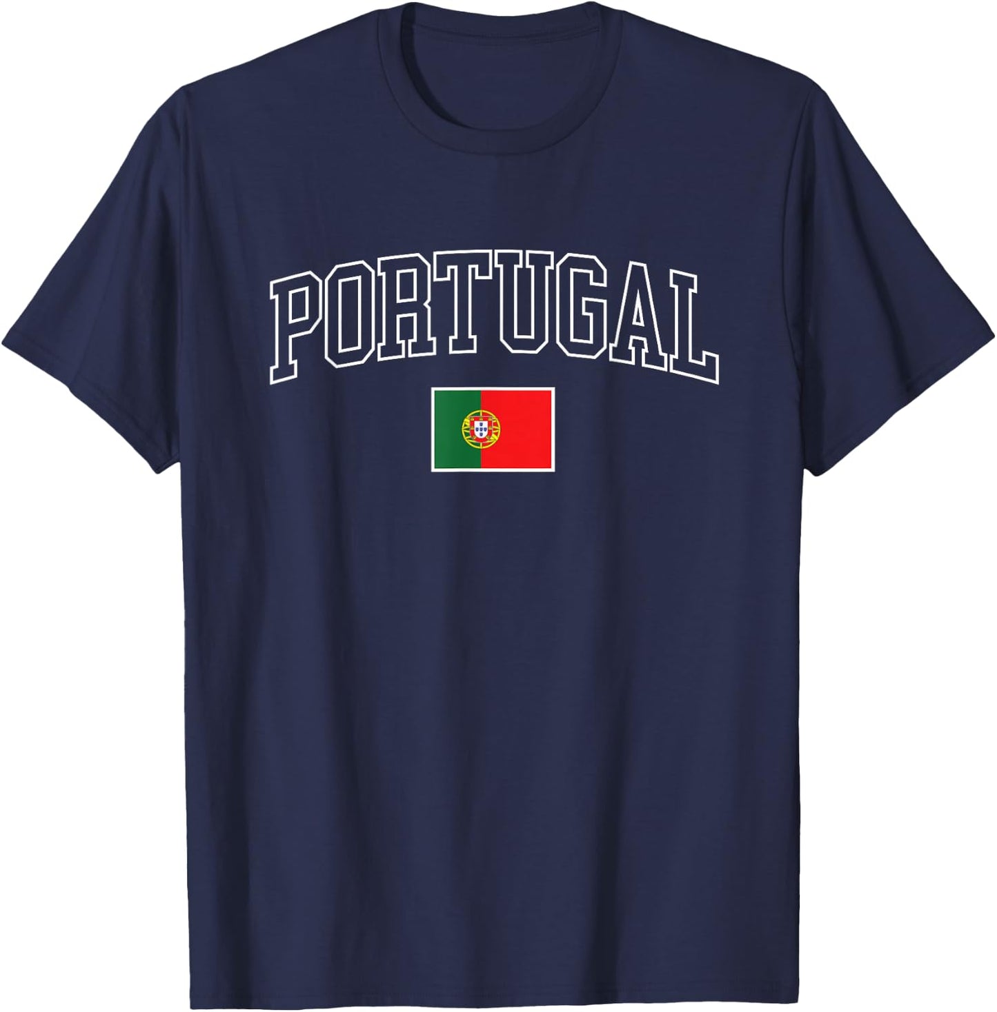 Vintage Portugal Flag Retro Kids Souvenir T-Shirt - T-Shirt | Navy